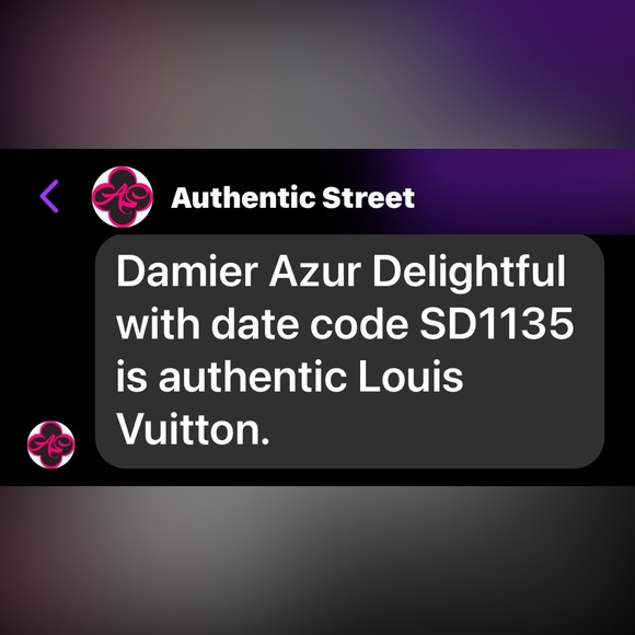 LOUIS VUITTON Delightful MM Damier Azur - Picture 15 of 15